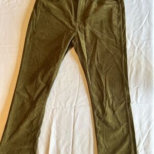 St. John's Bay Green Corduroy Pants